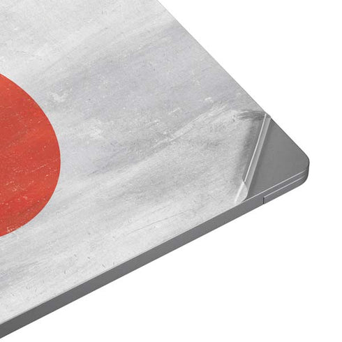 Japanese Flag Distressed Universal Laptop 12in (9.8 x 6.8in) Skin